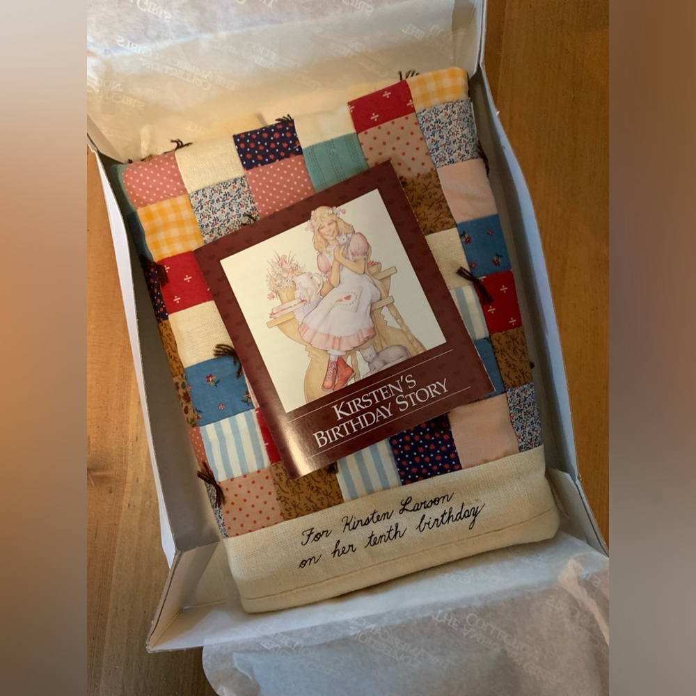 American Girl Kirsten Birthday Quilt Vintage NEW